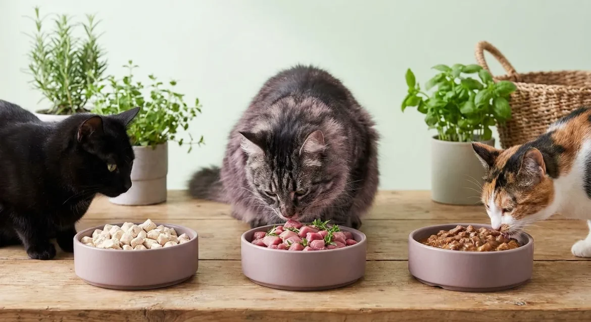 types natural cat food — Exploring Different Types of Natural Cat Food: Raw, Freeze-Dried, Wet